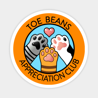 Toe Beans Appreciation Club Magnet